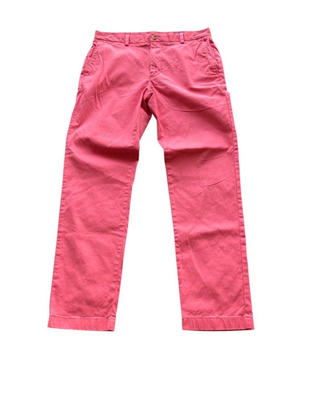 Vineyard Vines Breaker Chino Pants Straight Leg Stretch Golf Mens 33x32 Pink